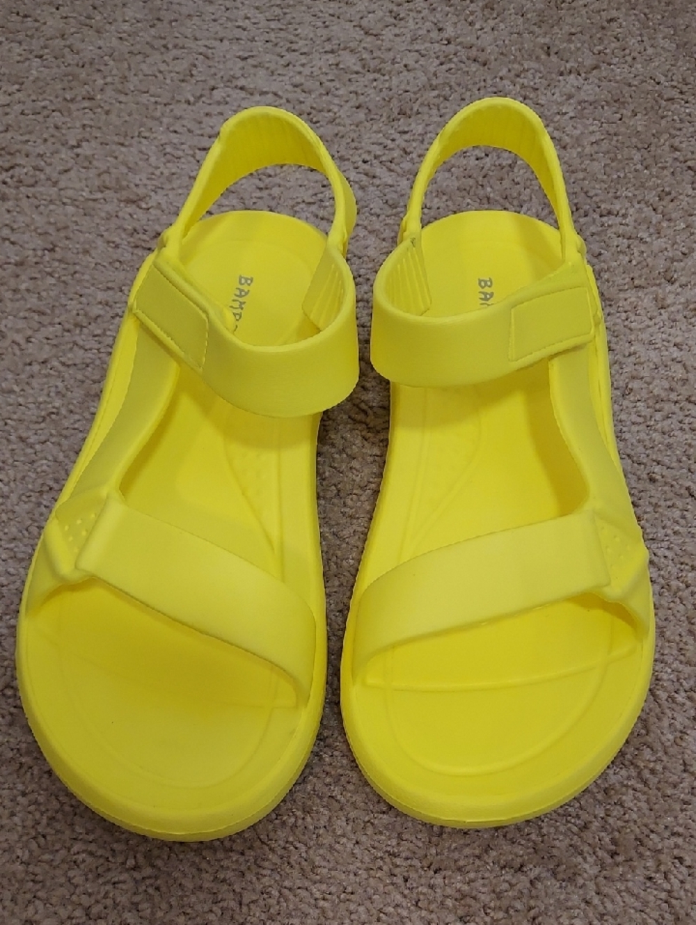 Bright Yellow Women's Slingback Sandals